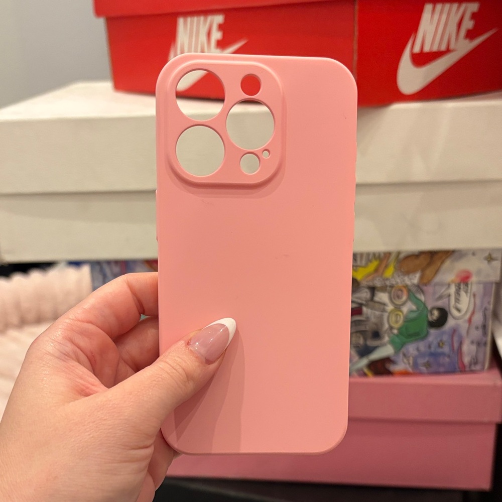 iPhone 15 Pro Pink Phone Case